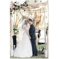 thumbnail image 3 of 2 Tier Wedding Bridal Veil with Comb White Ivory Cut Edge Waltz Length, 3 of 7