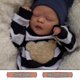thumbnail image 3 of Muñeca Premie Bebe de 45cm, dos opciones de cuerpo, Reborn dormido, realista, tacto suave, tierno, piel 3d, venas visibles, muñeca artística., 3 of 4
