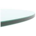 thumbnail image 5 of 36-Inch Round Tempered Glass Table Top Clear Glass, 1/4-Inch Thick, Polished Edge, 5 of 9