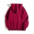 thumbnail image 5 of Women Casual Lightweight Loose Hoodie Sweatshirt for Women with Long Sleeve Chicken Graphic Pullover Hoodie Red M, 5 of 5