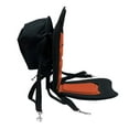 thumbnail image 1 of Kayak Asiento Cojín Camping Estadio Asiento Inflable Kayak Canoa Respaldo Asiento Naranja Con Bolsa Sunnimix Cojín de asiento de kayak, 1 of 8