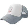 thumbnail image 1 of Hockey Stick in American Flag Mesh Back Trucker Cap Baseball Cap, 1 of 8