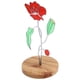 thumbnail image 2 of Suncatcher Stained Flower Table Decor Hostess Gift, Flower Suncatcher Plant Lover Gift Grandma Chris, 2 of 5