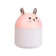 thumbnail image 1 of Humidificador de aire Naiovety recargable con generador de niebla luz nocturna rosa, 1 of 6