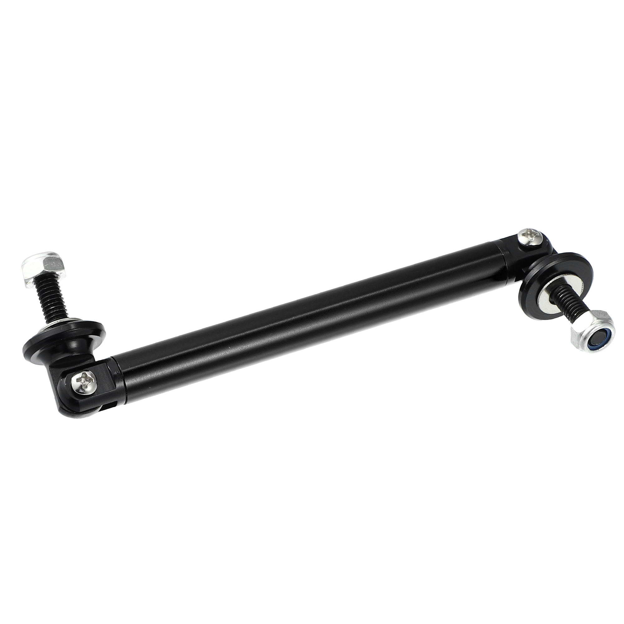 Unique Bargains Adjustable Front Rear Bumper Lip Splitter Strut Rods Black