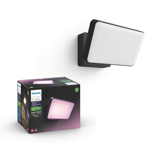 Lámpara de inundación inteligente para exteriores Philips Hue Discover de 15 W