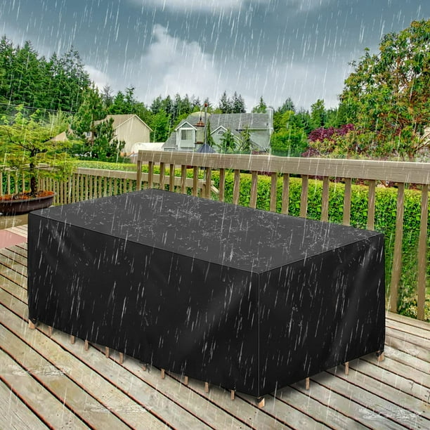 Patio Furniture Covers 126 L X 63 W 29 H Extra Large Waterproof Outdoor Table Cover 420d Rectangular Set Sofa Resistant For Rain Snow Dust Anti Uv Windproof Com - Large Patio Sofa Covers Patio Furniture Covers 126 L X 63 W 29 H Extra Large Waterproof Outdoor Table Cover 420d Rectangular Set Sofa Resistant For Rain Snow Dust Anti Uv Windproof Com - Large Patio Sofa Covers