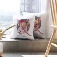 thumbnail image 6 of LALILO Throw Pillow Covers Christmas Card Portrait Pink Pig Red Cushion Cover 18" x 18", 4280 Pack, 6 of 6