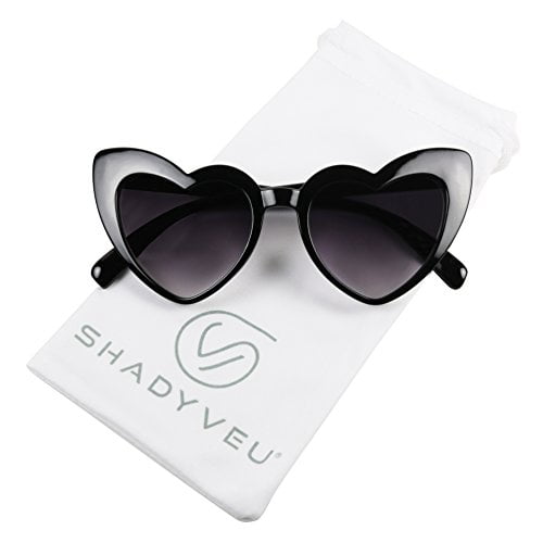 ShadyVEU Cute Little Girls Toddlers Baby Heart Shaped Oversize Love Sunglasses 