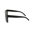 thumbnail image 4 of Mens Sunglasses Sport Style All Black 3 Pack Deal Wrap Biker Locs Look, 4 of 5