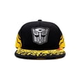 thumbnail image 2 of Transformers Gorra Autobot Iron Placa Snapback Hombre Ajustable Visera Plana, 2 of 4