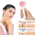 thumbnail image 2 of Cleansing Brush, Double Sided Clean & Exfoliating & Massage Soft, Silicon Face Pore Cleanse, Blackhead, Dry or Wet Multi-Purpose, 2 of 9