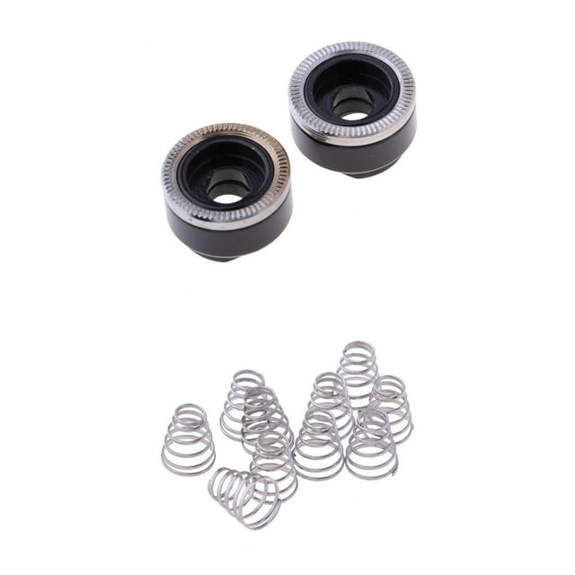 koolsoo 10pcs Heavy Duty Quick Release Bike Wheel Skewer 2pcs Wheel Hub Skewer Black
