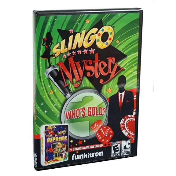 Slingo Mystery: Who's Gold? PC Game PLUS Slingo Supreme Bonus Game Included