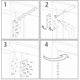 thumbnail image 4 of T Hinge Triangle Hinge Heavy Duty Galvanized Triangle T Hinge 4 Inch Black Can Be Used To Hang Cabinet Doors Garden Doors Wooden Boxes 2 Pie, 4 of 5