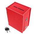 thumbnail image 1 of BEADCEST Donation Collection Box with Lock Red Privacy Lockable Suggestion and Feedback Box, 1 of 8