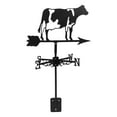 thumbnail image 1 of Veleta de vaca con indicador de dirección del viento, veleta de estilo europeo para techo, jardín y Patio, 1 Juego, 1 of 7