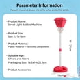 thumbnail image 6 of Rechargeable Bubble Machine With Lights And Music, 150ml Street Lamp Bubble Blower, Red, 6 of 6