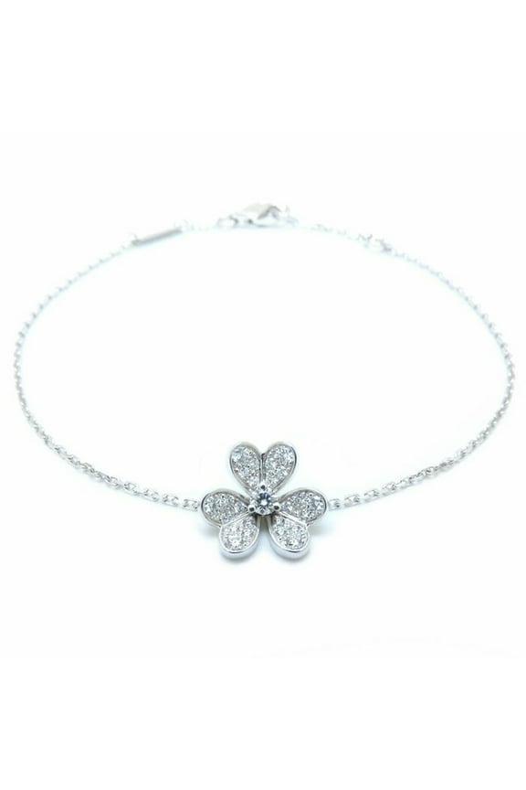 Pre-Owned Van Cleef & Arpels Frivole Bracelet, Mini Model, Diamond, VCARP3W200, 18K... (Good)