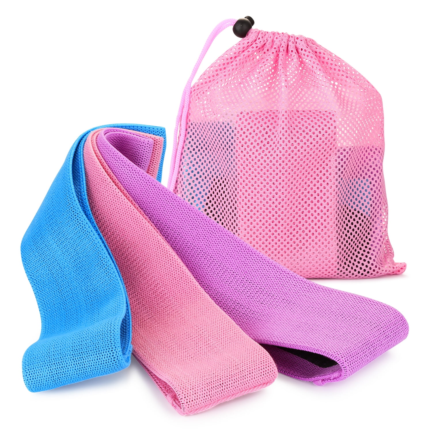 Odoland Fabric Loop Resistance Bands Anti Slip Fabric Fitness Band for