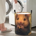thumbnail image 6 of KLL Cute Sunflower Guinea Pig Waterproof Foldable Laundry Hamper Bucket with Handles for Storage Bin,Kids Room,Home Organizer (Medium ), 6 of 7