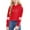 Red, variant on Hiijoy Hoodie for Girls Smile Hooded Sweatshirt Letter Print Long Sleeve Pullover Top