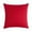 Red, variant on Solid Color Outdoors Waterproof Decorative Square Throw Pillow Covers Cushion Cases Pillowcases for Chair Sofa Garden,18 x 18 inch