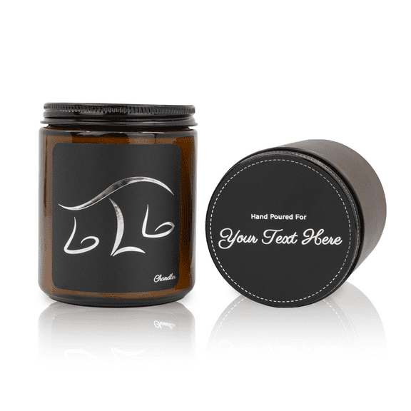 Libra Zodiac Sign - Scented Soy Candle - Personalized Birthday Gift