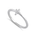 thumbnail image 1 of Stackable Band 925 Sterling Silver Platinum Plated Women Ring Jewelry, 1 of 2