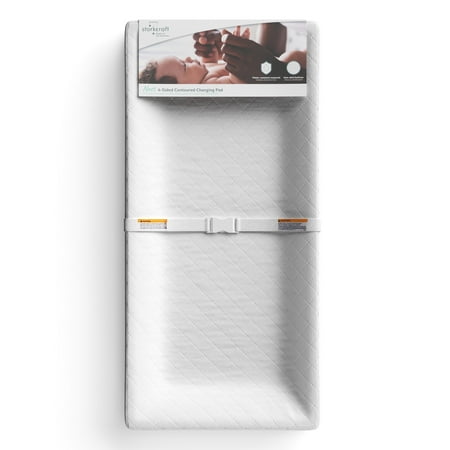 UPC: 0810003666970 | Storkcraft PEVA Contoured Water-Resistant Diaper Changing Pad White