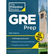 Graduate School Test Preparation Princeton Review GRE Prep, 36th Edition: 4 Practice Tests + Review & Techniques + Online Features, (Paperback)