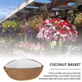 thumbnail image 2 of Flower Pots Liner  Coco Liners For Hanging Basket Coconut Planter Inserts Replacement Liner, 2 of 7