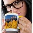 thumbnail image 2 of 3drose, Colorado, Gunnison National Forest. the Castles Rock Formation., 11oz Two-tone Yellow Mug, 2 of 6