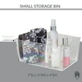 thumbnail image 3 of Simplify Small Plastic Storage Bin in Clear, 3 of 6