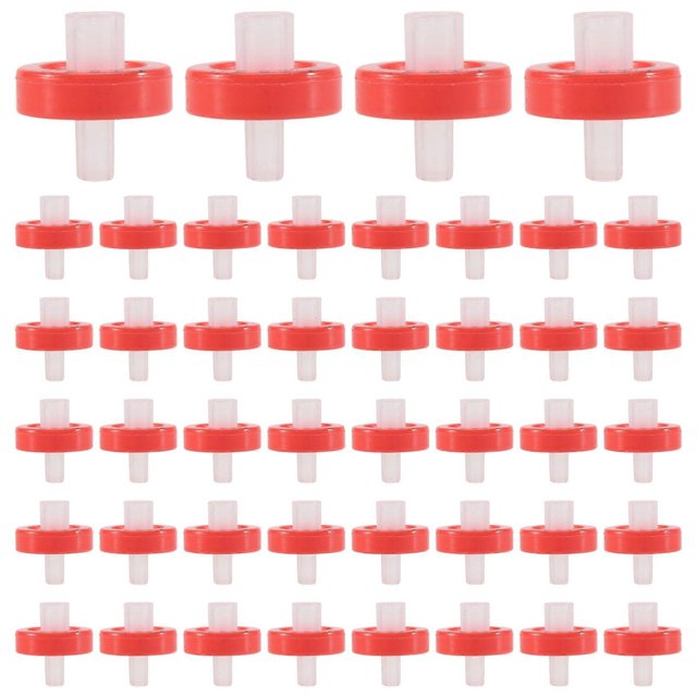 100 PCS Syringe Filter PTFE, Syringe Lab Filter 13mm Membrane Diameter, 0.22μM Pore Size, HPLC