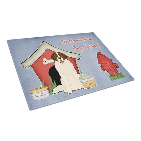 

Caroline s Treasures Dog House Collection Moscow Watchdog Glass Cutting Board Large