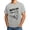 Grey, variant on Mens Graphic Tees Funny DIY Fathers Day Graphic Print Short Sleeve Crew Neck Loose Summer Casual Men's T-Shirts White XXL