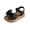 Black, variant on Sandals Kids Black Patent Leather Shoes for Girls Infant Shoes 6-12 Months Girls Summer Shoes Gymnastics Shoes Toddler Girl Shoes Size 11, Black 18-24 Months