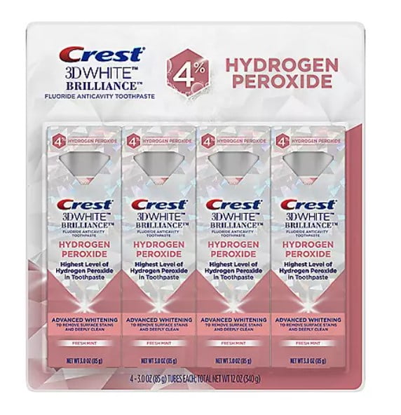 crest 3d white toothpaste hydrogen peroxide