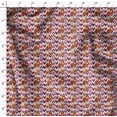thumbnail image 5 of Soimoi Ikat Print, Velvet Fabric, Decor Sewing Fabric by The Yard 54 Inch Wide,Decorative Fabric for Upholstery and Home Accents, Orange, 5 of 6
