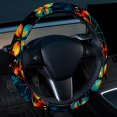 thumbnail image 2 of Flower Butterfly 14.5 Inch Printing PVC Leather Auto Accessories Steering Wheel Covers - Car Wheel Covers - Car Wheel Cover, 2 of 6