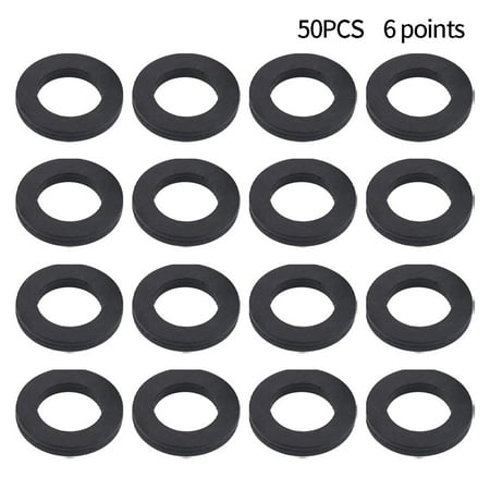 

BAMILL 50 Pack Shower Head Washers Rubber Washers Seals Hose Washer Seal