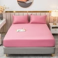 JoniHYY Fourpiece Set on The Bed Clearance Fitted Bottom Sheet Queen