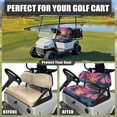 thumbnail image 4 of Yuyamidu Seaside Golf Cart Seat Covers for 2-Person Seats for Car Seat Protector Sunset Golf Cart Back Rest Cover 2 Piece Coconut Tree Golf Cart Accessories, 4 of 7