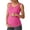 Hot Pink, variant on G4Free BareFeel Built in Bra Maternity Tank Tops with Removable Pads Ruched Sleeveless Stretchy Pregnancy Yoga Workout Shirts