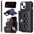 thumbnail image 5 of Nalacover Crossbody Wallet Case for iPhone 15 with Shoulder Strap Lanyard, Elegant Premium PU Leather Card Slots Cover with Metal Lock Button Silicone Shockproof Case, Black, 5 of 7