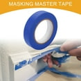 thumbnail image 2 of Cinta de pintor universal Unique Bargains - Cinta de enmascarar para pintura de automóviles DIY sin residuos - Papel crepé azul de 1 pulgada x 54.7 yardas, 2 of 7