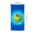 thumbnail image 3 of Kbndieu Thin Lightweight Microfiber Beach Towels, Sand Free Quick Dry Absorbent Compact Towels for Swimming Pool Camping Beach Accessories, Large Bathroom Bath Towels - Soccer & Football, 3 of 6