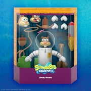 Super7 SpongeBob SquarePant Collectible Adult Sandy Cheeks Action Figures, Multicolor, 9.30 x 3.90