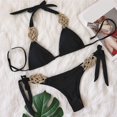 thumbnail image 4 of WILLBEST Traje de Baño para Mujer Nuevo Bikini Color Sólido Traje de Baño Dividido Traje de Baño Sexy Tejido A Mano para Mujer, 4 of 5